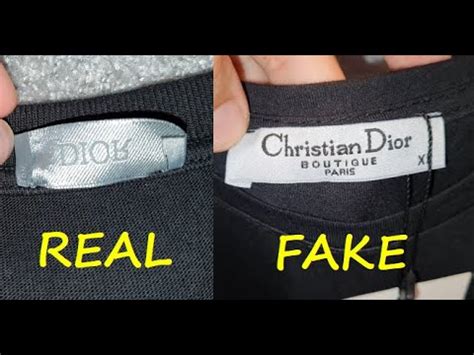 fake dior t shirt|christian dior authenticity check.